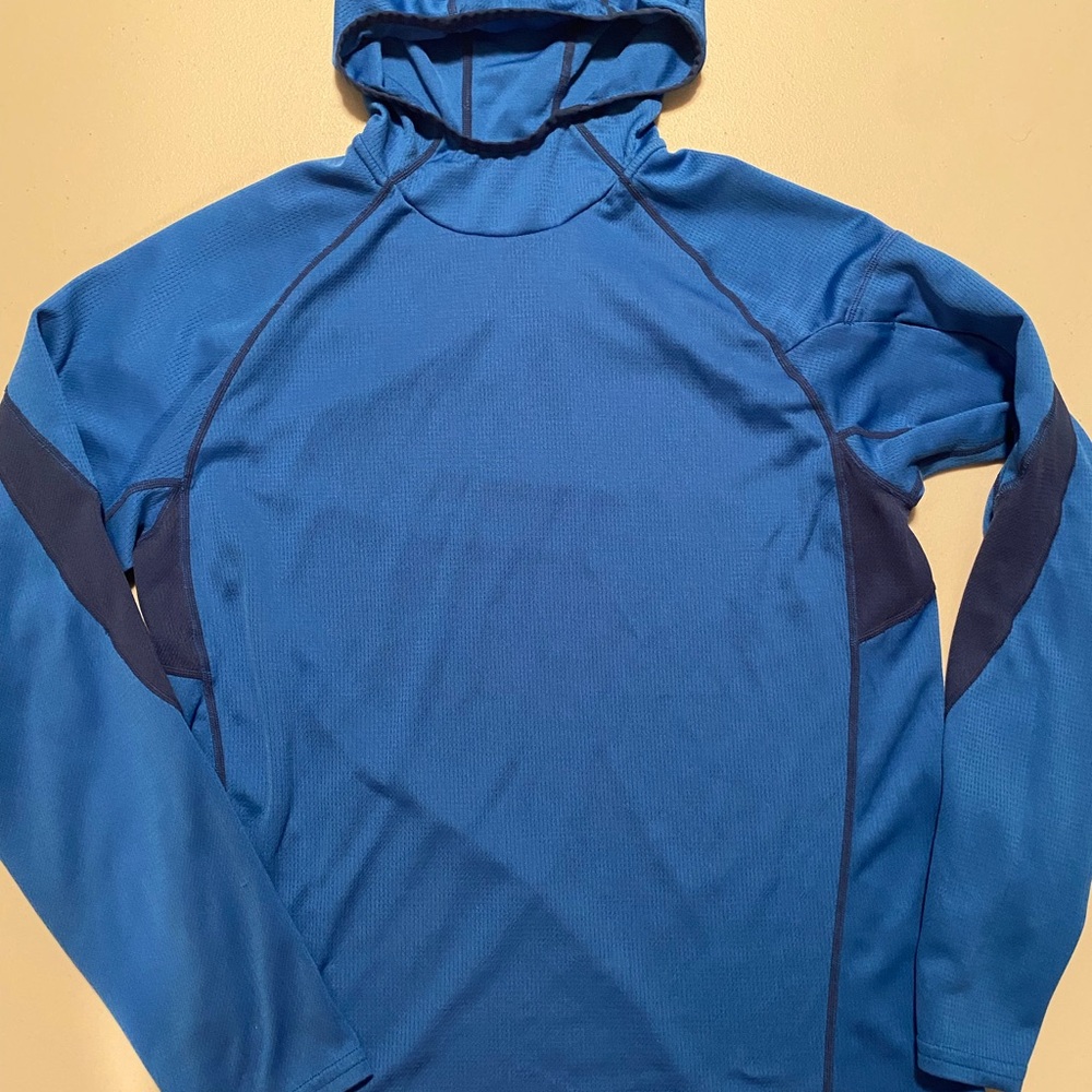 Blue REI Hooded Athletic Top